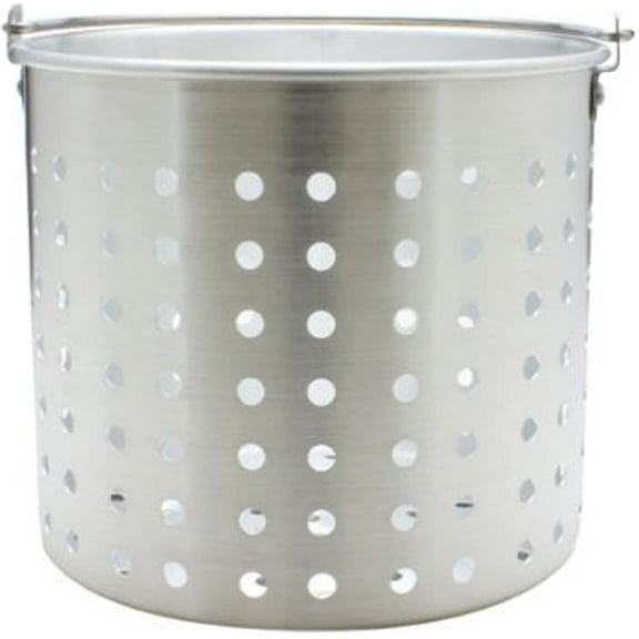 Truecraftware – 24 qt. Aluminum Steamer Basket, fits 24 qt. Stock Pot, Steamer Basket Insert, Steamer Baskets for Cooking Food