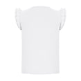 thumbnail image 6 of MZXELPRJD Ruffle Sleeve Tops for Girls Summer Short Sleeve Casual Cute Crewneck Tees Teen Girl Crewneck T-shirt Tween Trendy Cap Sleeve Kids Clothes, 6 of 8