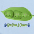 thumbnail image 2 of CafePress - Give Peas A Chance Body Suit - Long Sleeve Cotton Baby Bodysuit, 2 of 4