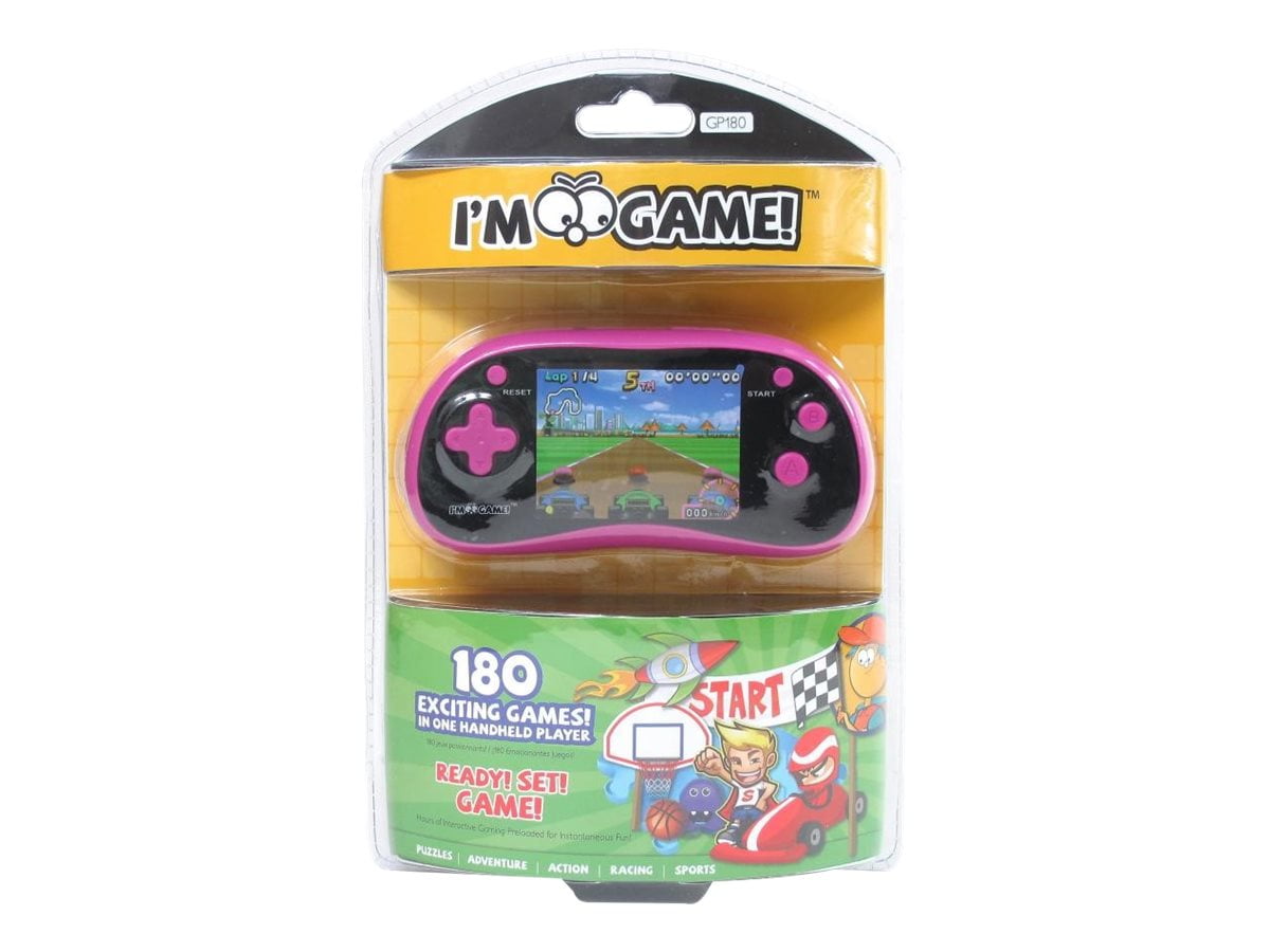 I'm Game GP180 - 180 built-in games - handheld electronic game - pink