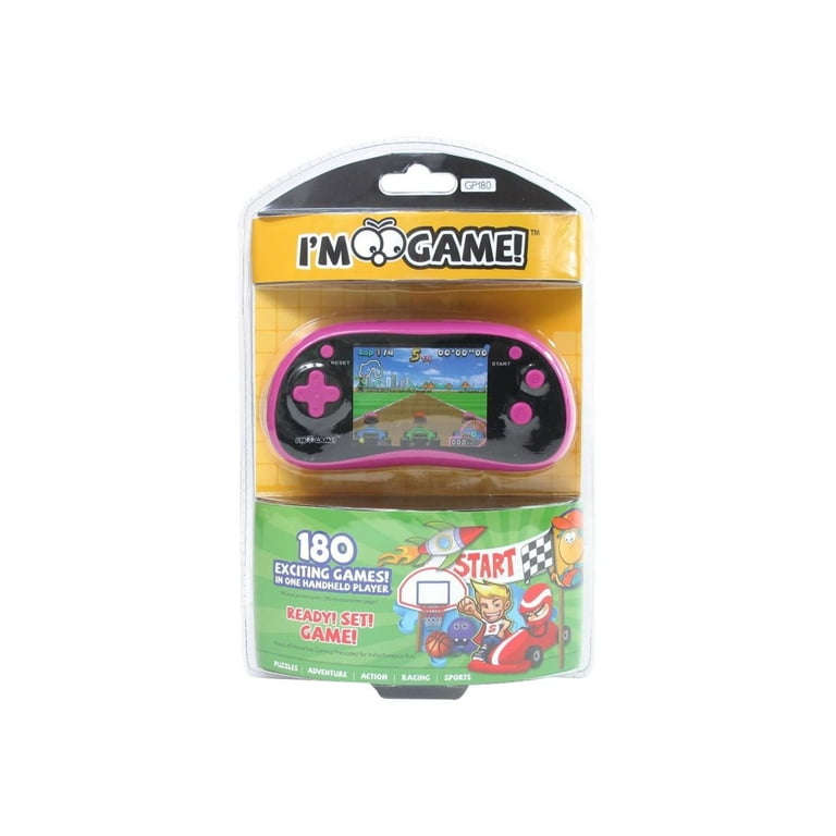 I'm Game GP180 - 180 built-in games - handheld electronic game - pink