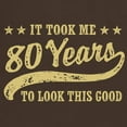 thumbnail image 3 of CafePress - Funny 80Th Birthday Dark T Shirt - Men's Classic Graphic Cotton T-Shirt, 3 of 4