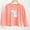Orange, variant on Long Sleeve Toddler Shirt Cotton Crew Neck Loose Casual Printed Tops 12-24 Momths