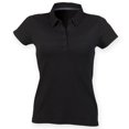 thumbnail image 1 of Skinnifit - Polo de manga corta para mujer (Negro), 1 of 1