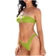 thumbnail image 2 of Traje de baño de dos piezas para mujer, trajes de baño para mujer, traje de baño de dos piezas con tirantes al cuello y abertura en tres puntos para mujer, traje de baño de poliéster para mujer, 2 of 4