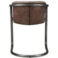thumbnail image 3 of Moe's Freeman Leather Dining Arm Chair Light Brown (Set of 2), 3 of 4
