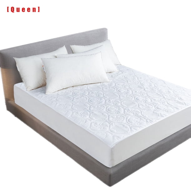 Billuyoard Protector de colchón impermeable, almohadilla de cama de algodón transpirable, funda protectora, doble 39x75 + 18 pulgadas Juegos de cama 60x80+18 pulgadas Billuyoard HA001320-03B