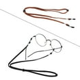 thumbnail image 2 of Glasses Strap Lanyard Cords Around Neck Sunglass Holder Strap Eye Glasses Dark Brown, 2 of 8