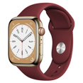 thumbnail image 1 of Correa de silicona para apple watch, correa de 45mm, 44mm, 42mm, 41mm, 40mm, 38mm, 45mm, correa para iWatch series 6 5 4 SE 7 8 ultra 49mm Dengxun unisex, 1 of 2