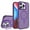 Darkpurple, variant on For iPhone 16 Pro Case Magnetic, [Compatible with Magsafe] Matte Translucent [Camera Lens Kickstand] Shockproof Drop Protection Bumper Rugged Phone Case for Apple iPhone 16 Pro, Darkgreen