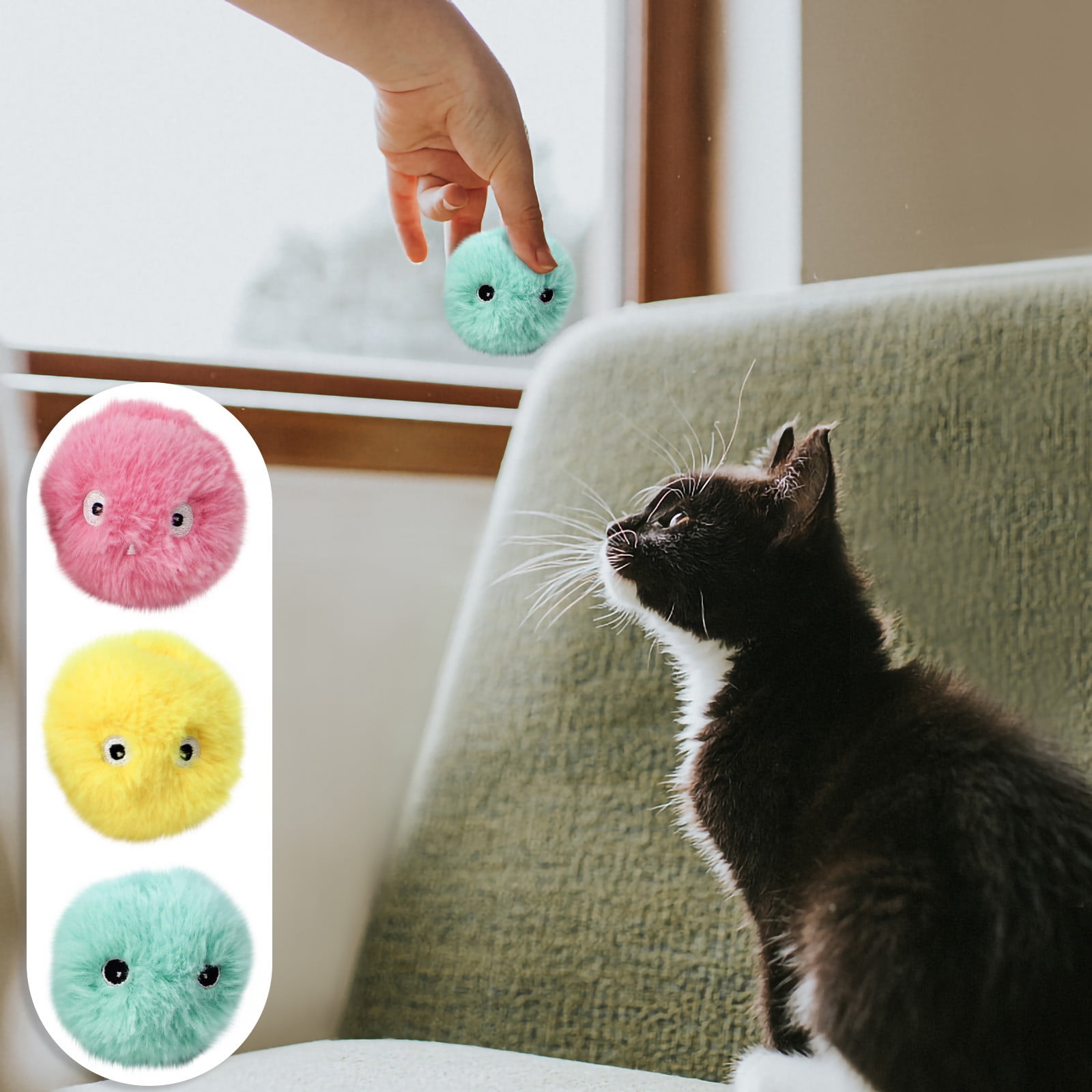 TACKDG Cat Interactive Toys for Indoor Cats Kitten Tumbler Balls Kitty –  Kadtc Pet Supplies INC
