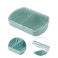 thumbnail image 3 of Unique Bargains Portable Durable 2 Compartment Pill Case for Travel 1 Pc Blue, 3 of 6