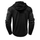 thumbnail image 5 of pstuiky camisetas de manga larga para hombre, Suéter informal de color liso para hombre, cárdigan con botones, mangas largas y capucha salir tops xxxl, 5 of 7