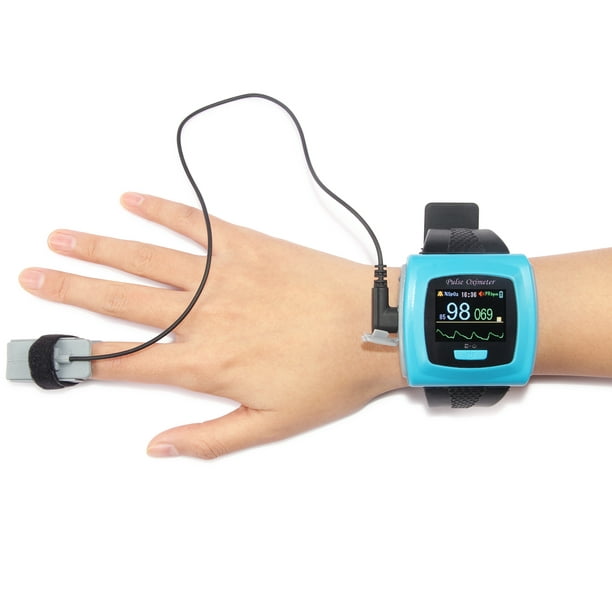 Rund ned filosof Emigrere Wrist Pulse Oximeter Finger Tip Spo2 Probe Oortable Watch CMS50F -  Walmart.com