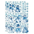 thumbnail image 1 of Christmas Winter Window Stickers, Christmas Classic Santa Claus Window Decals, 1 of 5