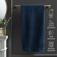 thumbnail image 4 of Hotel Style Egyptian Cotton Tencel Lyocell Bath Towel, Marine Deep, 4 of 6
