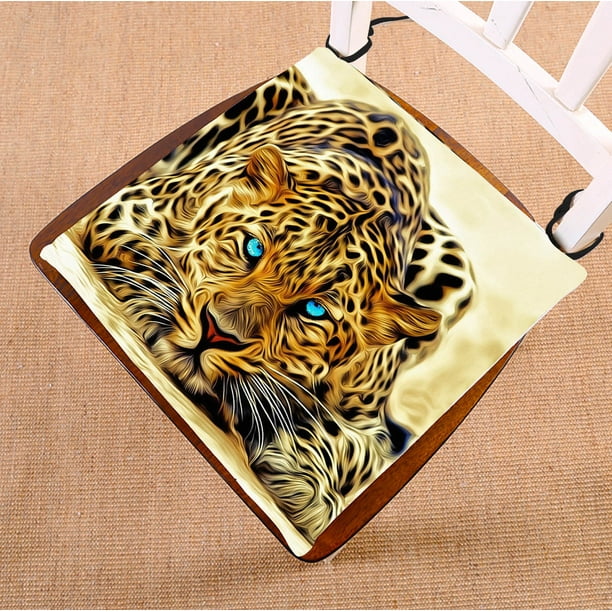 GCKG Special Effect Leopard With Authentical Blue Eyes Wild Animal