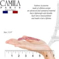 thumbnail image 6 of Camila Paris CP2931 French Hair Barrettes Clips, Snap Hair Slides Clic Clac for Women, Styling Girls Side Slide-in Metal Snap Pin Hair Accessories for Women. Strong Hold, No Slip Grip, Made in France, 6 of 12