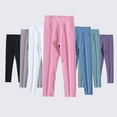 thumbnail image 5 of Bullpiano Yoga Active Leggings for Girls Kids High Rise Tight Full Length Athletic Leggings, 5 of 7