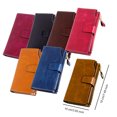 thumbnail image 1 of Leather Women Purse Portable Multi Slot Solid Color Fashion Foldable Replacement Long Rectangular Ladies Wallet Notecase Birthday Gift Coffee, 1 of 9
