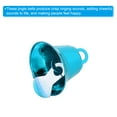 thumbnail image 4 of Uxcell Mini Jingle Bells 0.6" Metal Hanging Bells Blue 50Pack, 4 of 5