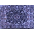 thumbnail image 1 of Ahgly Company Indoor Rectangle Persian Blue Traditional Area Rugs, 5' x 8', 1 of 4