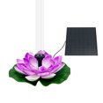 thumbnail image 2 of Aodebiao Solar Floating Pond Fountain with Adjustable Spray Heads – Eco-Friendly Outdoor Water Feature, Weather-Resistant for Garden Pools, Leaf & Flower Design, 2 of 5