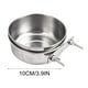 thumbnail image 4 of ¡Promo Exclusiva!, Comedero para pájaros de acero inoxidable, suministros para pájaros que roen, caja de comida para actividades, taza de agua, taza de comida para pájaros Akmoler, 4 of 8