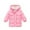 Pink, variant on WOLLED 3-10Y Kids Boys Girls Casual Winter Jacket Tops Toddler Solid Color Hooded down Cotton Jacket Thickening Snowsuit Warm Short Outerwear