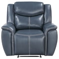 thumbnail image 4 of Sloane Upholstered Padded Arm Recliner Chair Blue, 4 of 9