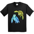 thumbnail image 3 of Inktastic Sea Turtles Swimming Together Youth T-Shirt, 3 of 5
