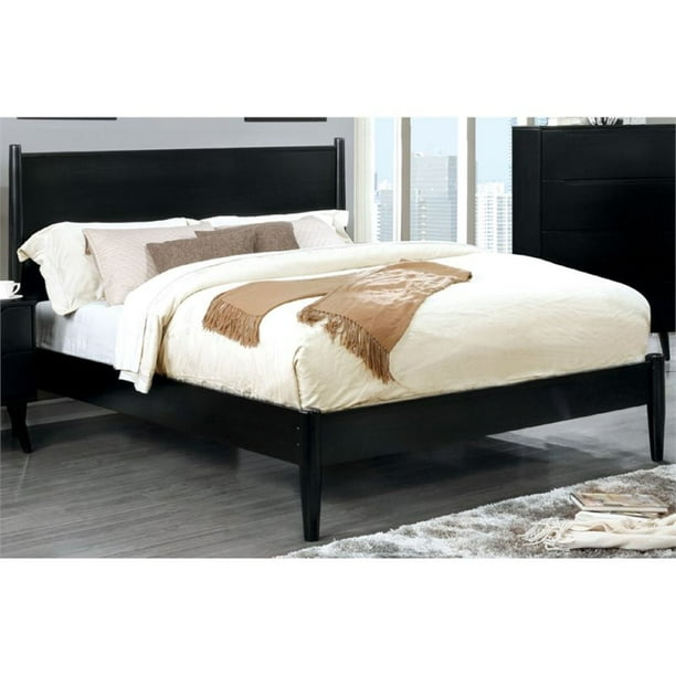 Furniture Of America Belkor Wood California King Platform Bed In Black Com Furniture Of America Belkor Wood, Black California King Platform Bed