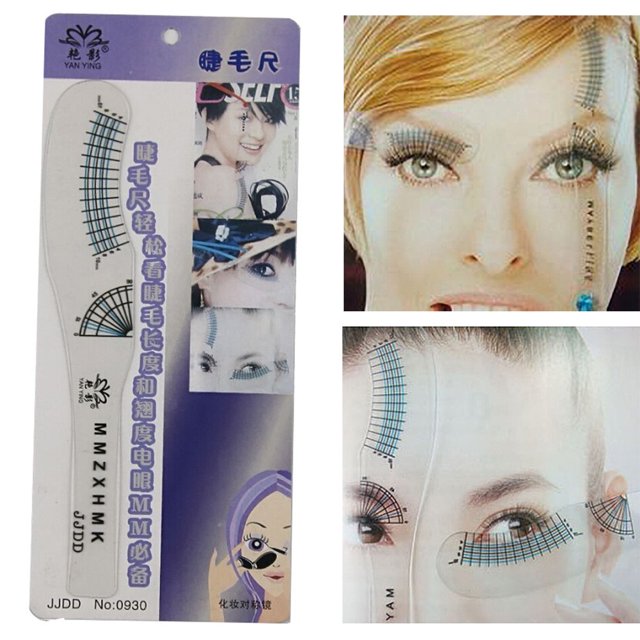 Eyelash Positioning Tool Beauty Scale Length Symmetrical Mascara Beauty Instrument, Beauty Equipment