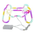 thumbnail image 2 of Neon Game Controller Neon Sign Colorful LED USB 5V Plug In Batteries Powered RGB Noiseless Game Neon Sign Wall Decor For Room Gift, 2 of 8