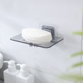 thumbnail image 3 of Advancent Soporte para baño, estante extraíble autoadhesivo para pared, soporte para drenaje de platos de secado Cocina y Comedor Negro, 3 of 6