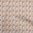 thumbnail image 1 of oneOone Velvet Orange Fabric Travel Craft Projects Decor Fabric Printed By The Yard 58 Inch Wide, 1 of 4
