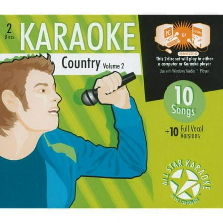 All Star Karaoke: Country, Vol.2 (2CD) (CD Slipcase)