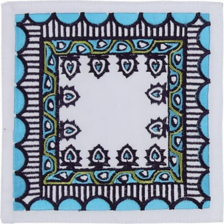 

Peking Handicraft 20TT156BC06SQ 6 x 6 in. Terranea Cocktail Napkin Blue Set of 4