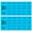 Blue, variant on Auction Tickets - 1000 Sheets - Assorted Colors (Cyan)
