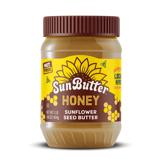 SunButter Honey Sunflower Seed Butter 16 oz Jar