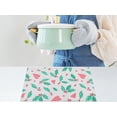 thumbnail image 4 of Unique Bargains Set of 4 Farmhouse Polyester Placemats for Dining Table Decor Red-Green, 4 of 6