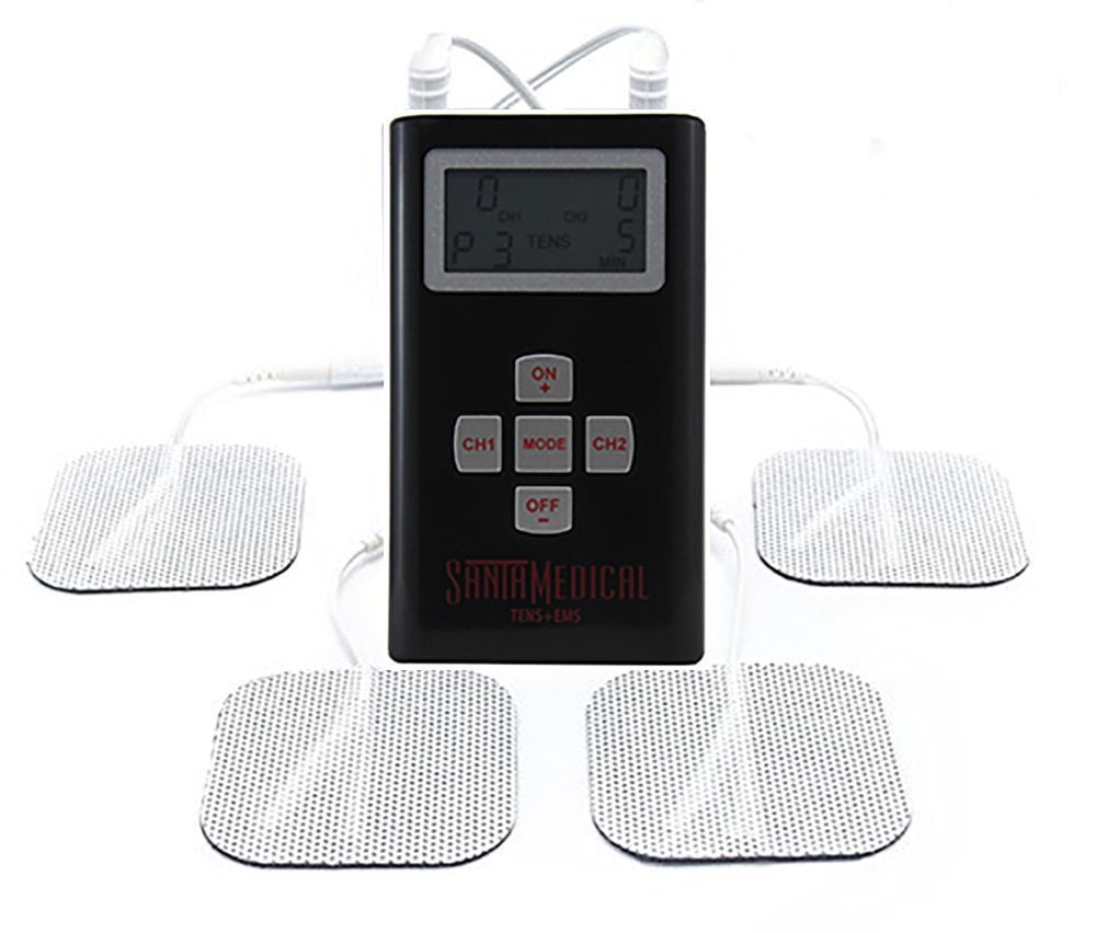 Dual Channel TENS Unit Muscle Stimulator with Infrared Therapy and