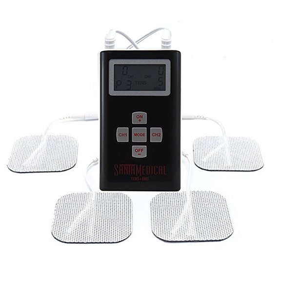 Santamedical Dual Channel TENS / EMS Unit Electrotherapy Pain Relief Device