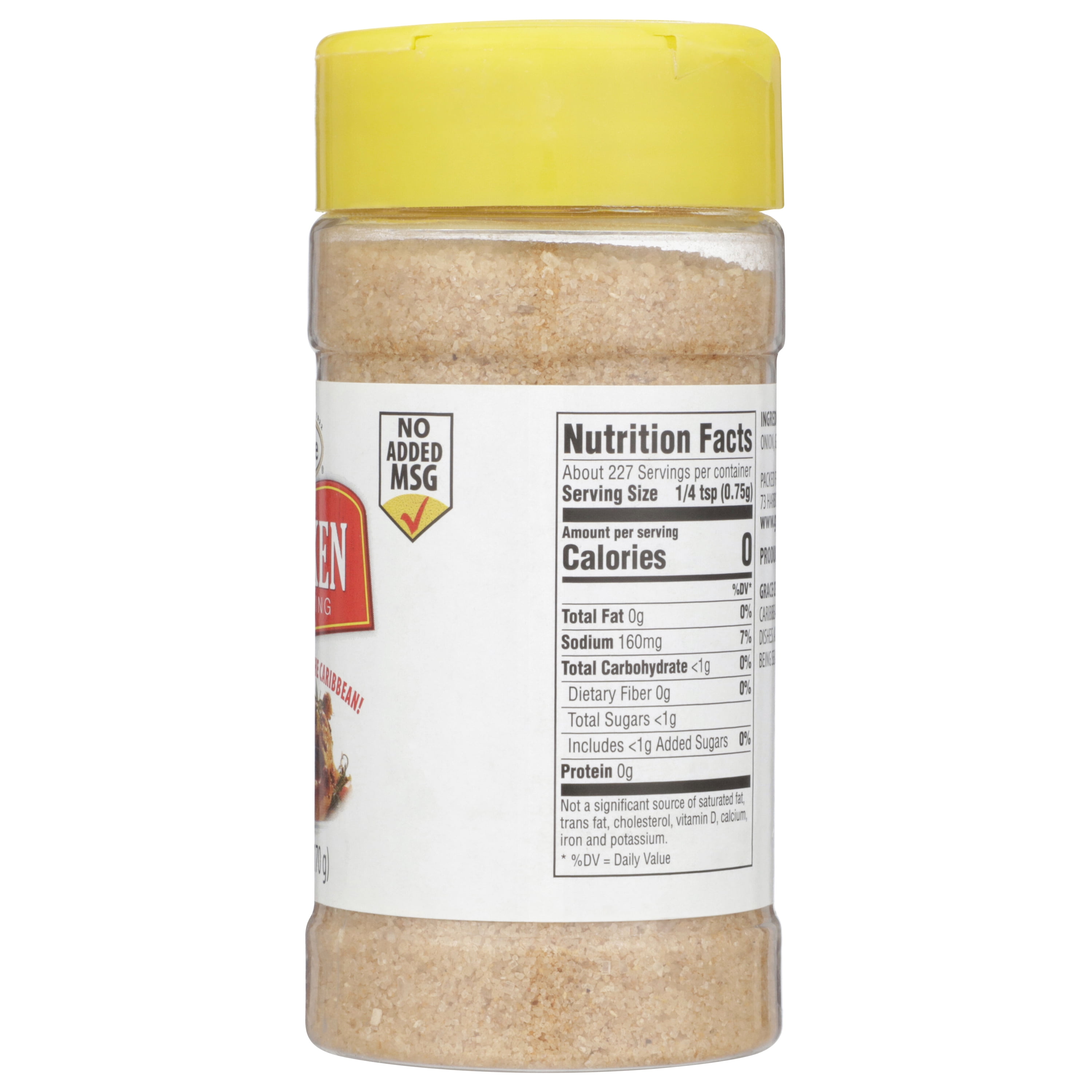 (5 pack) Grace Chicken Seasoning, 6 oz Bottle
