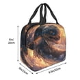thumbnail image 3 of Honeii Mythical Serpent Mountain Sunrise Print Lunch Bag Women, Lunch Box Lunch Bag for Women Adult Men, Small Leakproof Cute Lunch Tote Large Capacity Reusable, 3 of 8