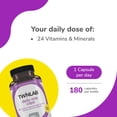 thumbnail image 3 of Twinlab Daily One Caps, Without Iron, 180 Capsules, 3 of 7
