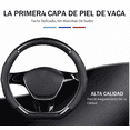 thumbnail image 3 of Funda Protectora De Cuero Y Microfibra Para Volante De 38cm Forma D, 3 of 5