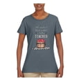 thumbnail image 2 of We Couldnâ€™t Have Picked a Better Teacher Apple Basket Pop Culture Womens Graphic T-Shirt, Charcoal, Medium, 2 of 3