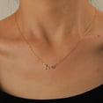 thumbnail image 3 of Heartbeat Lifeline Pendant Necklace for Women 925 Sterling Silver 14K Gold Plated Cute Blue Love Heart CZ Life Line Charm Chain Pulse Jewelry Wedding Halloween Birthday Jewelry Gifts for Her, 3 of 7