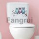 thumbnail image 3 of For Leaf Waterproof Toilet Lid Tank Seat Decals Cistern Selfadhesive, 3 of 4